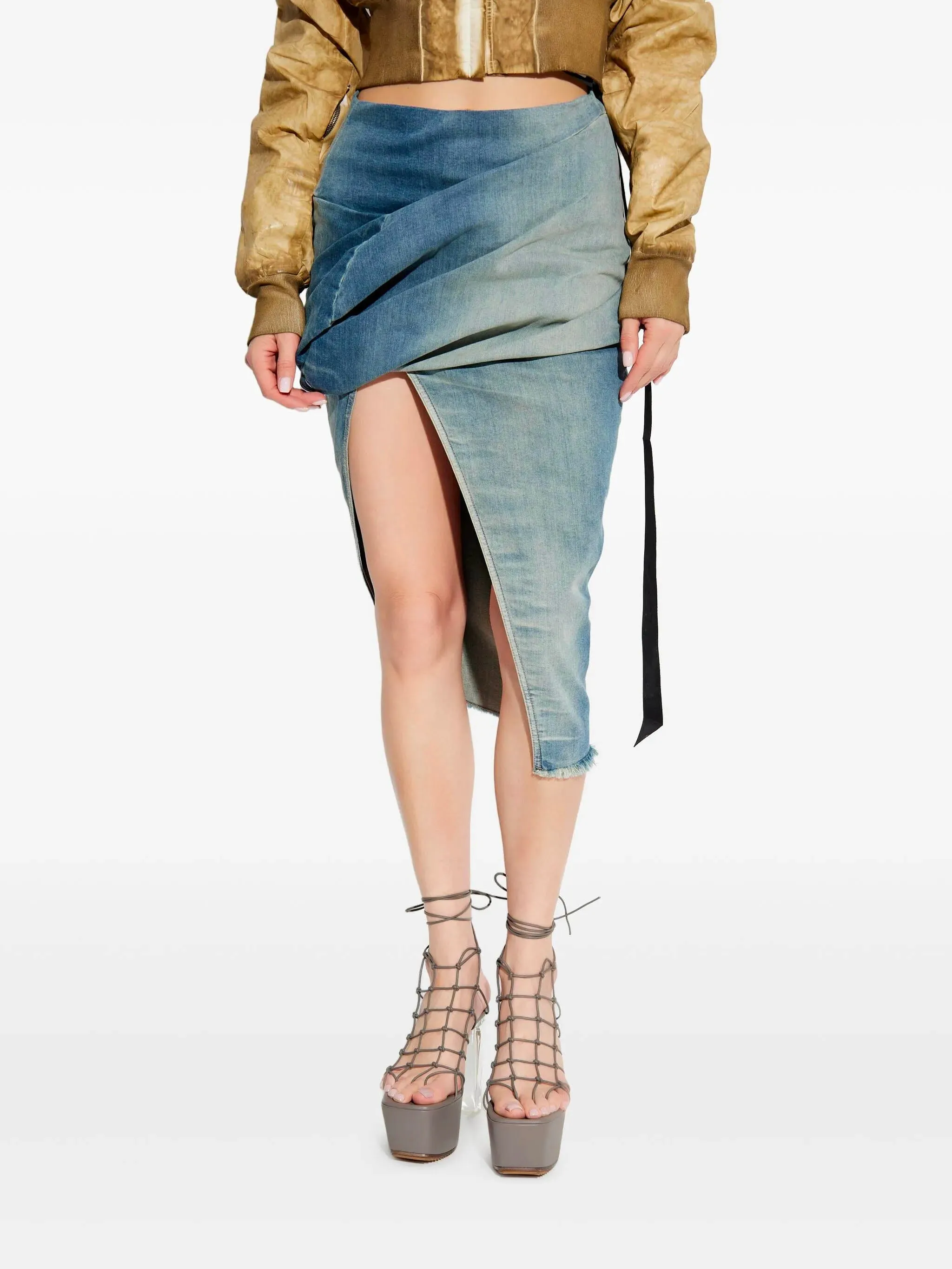 DENIM SKIRT sold by Lord & Taylor product image thumbnail 3