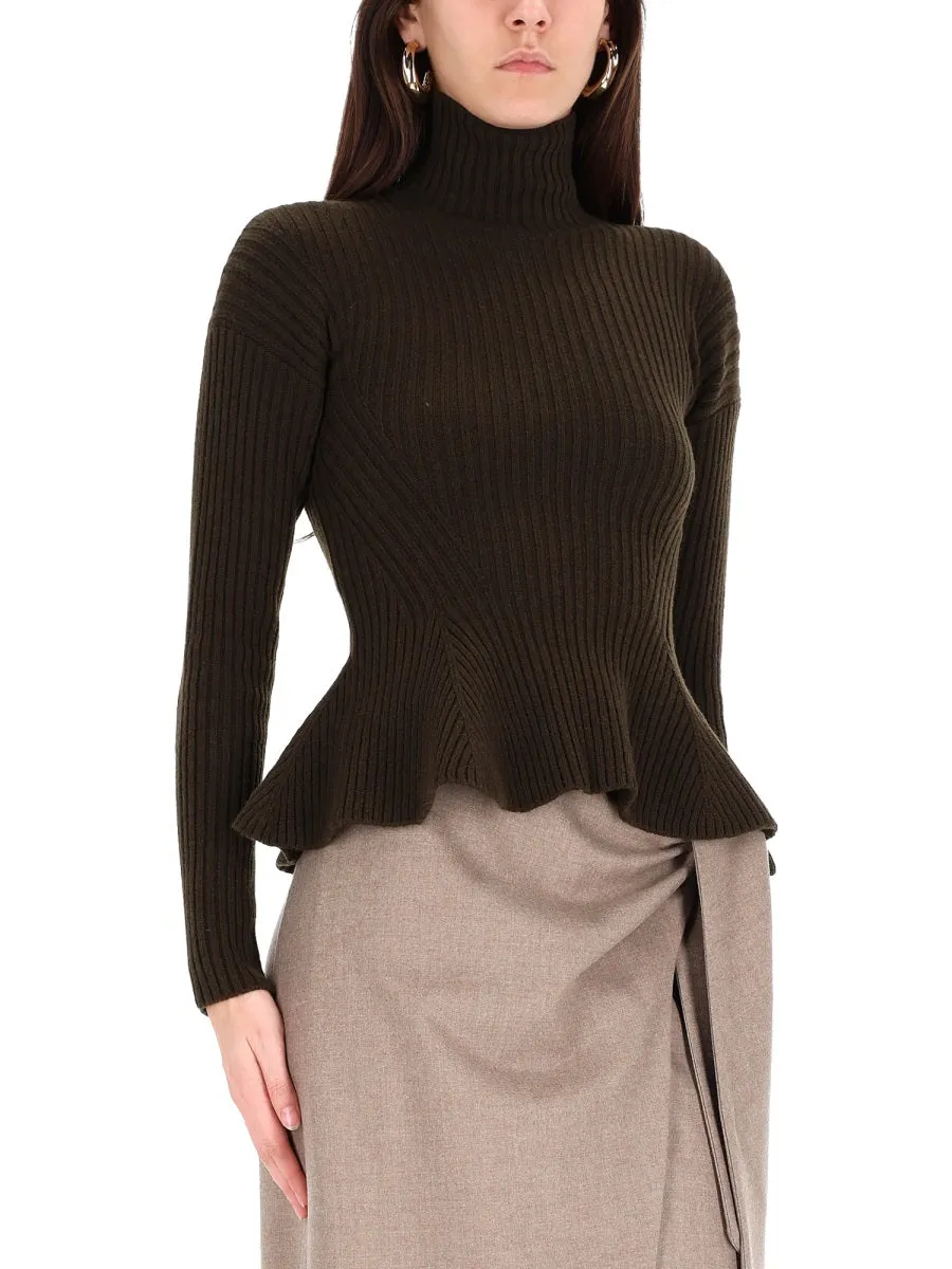 PEPLUM TURTLENECK SWEATER sold by Lord & Taylor product image thumbnail 4
