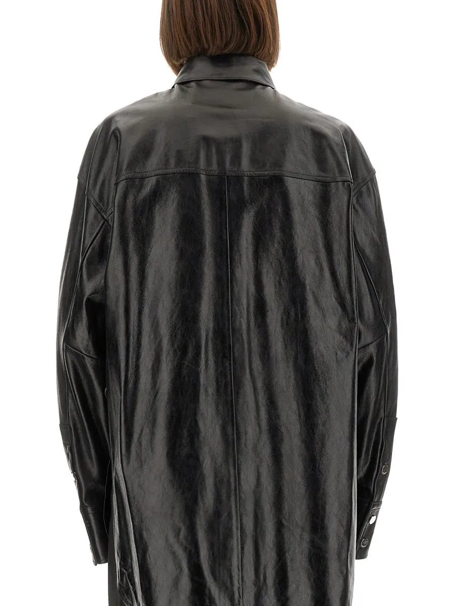 LEATHER BOREL SHIRT sold by Lord & Taylor product image thumbnail 3