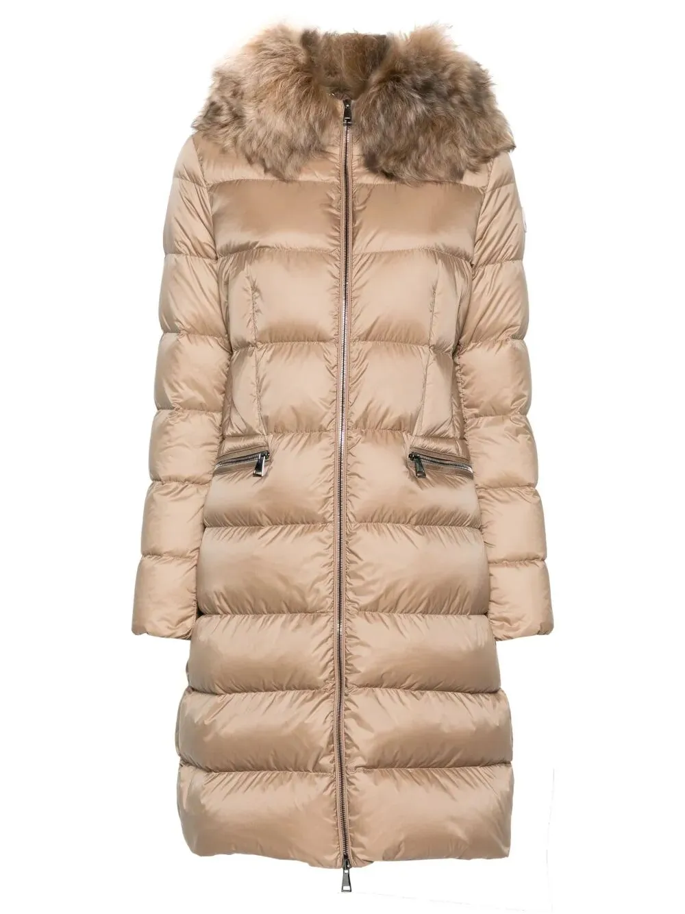 BOEDIC HOODED SHEARLING-TRIMMED LONG DOWN JACKET sold by Lord & Taylor