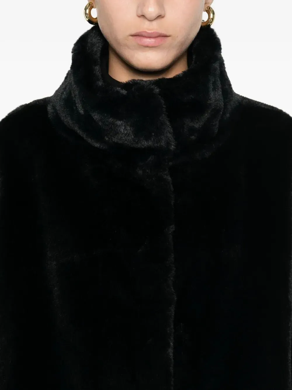 HIGH-NECK FAUX-FUR COAT sold by Lord & Taylor product image thumbnail 4