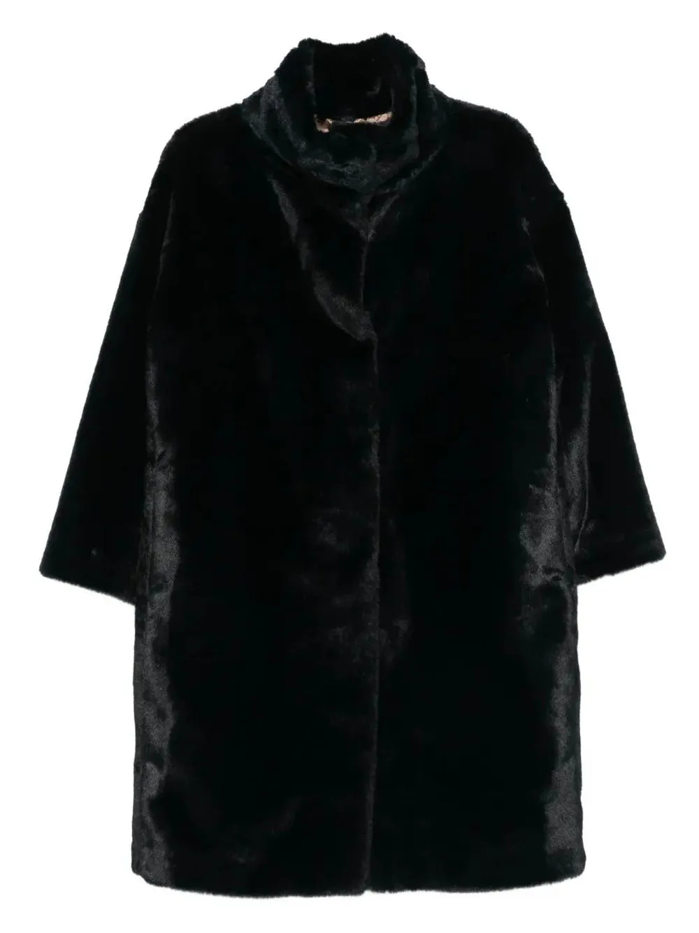 HIGH-NECK FAUX-FUR COAT sold by Lord & Taylor