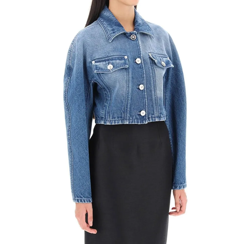 Blue Cotton Denim Jacket sold by Lord & Taylor product image thumbnail 2