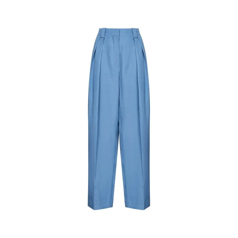 Blue Linen Casual Pants sold by Lord & Taylor
