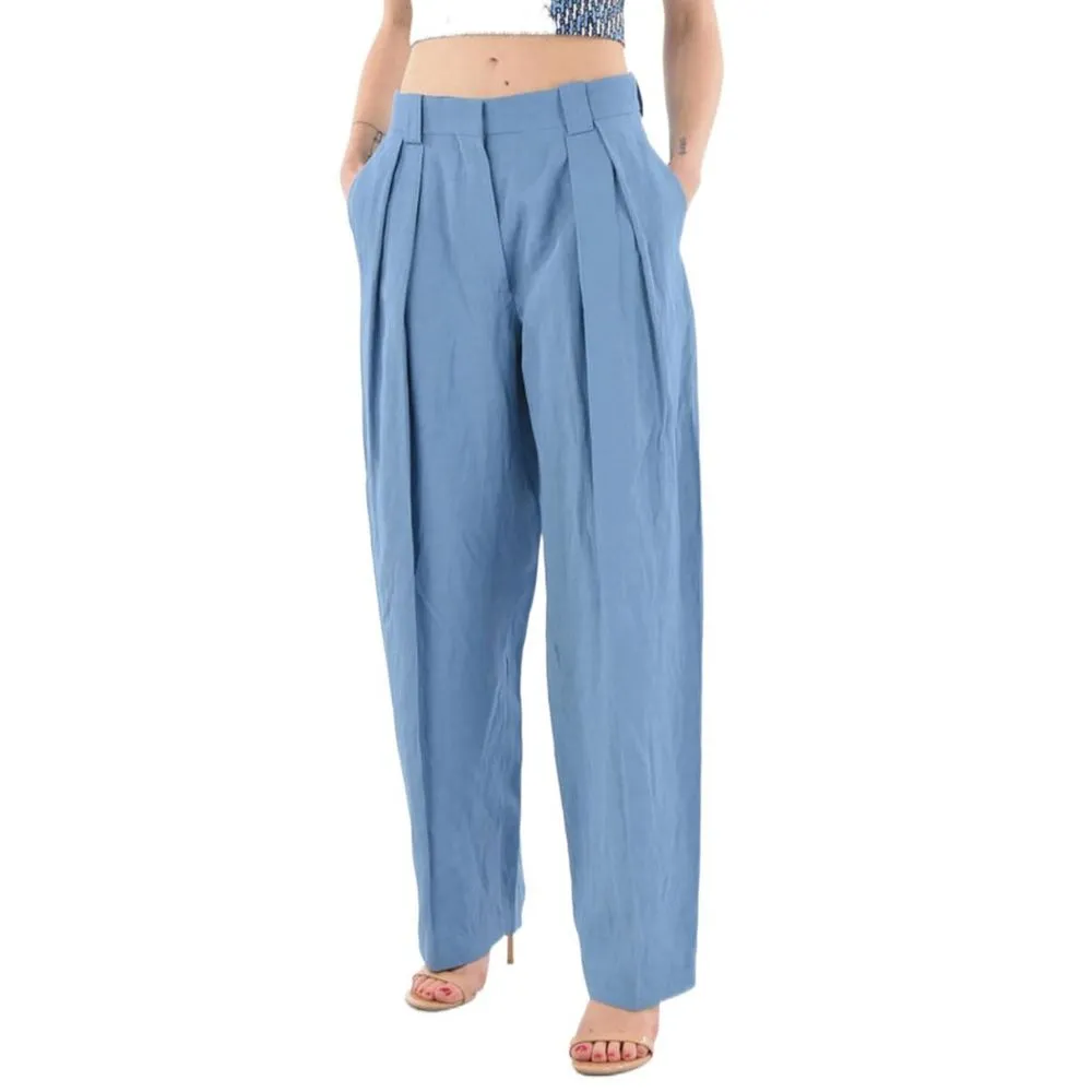 Blue Linen Casual Pants sold by Lord & Taylor product image thumbnail 2