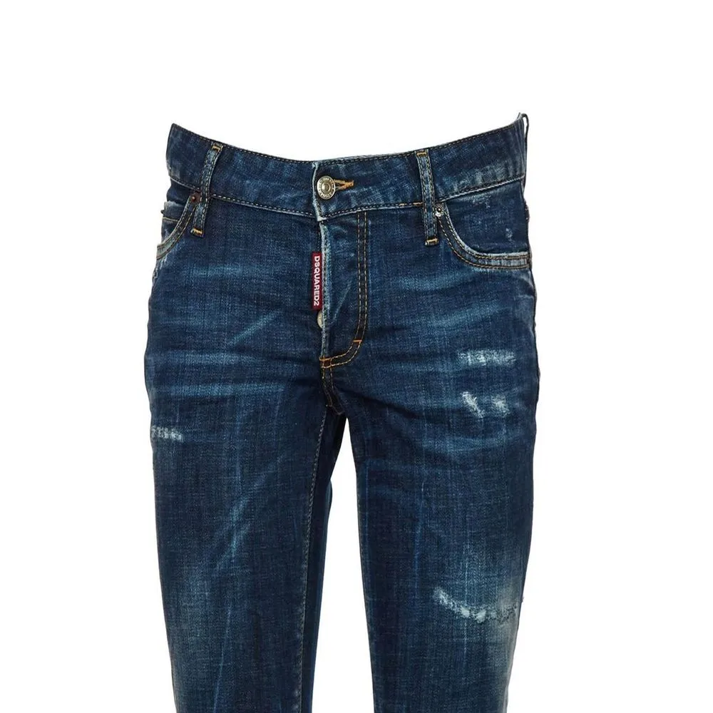 Blue Cotton Skinny Jeans sold by Lord & Taylor product image thumbnail 3