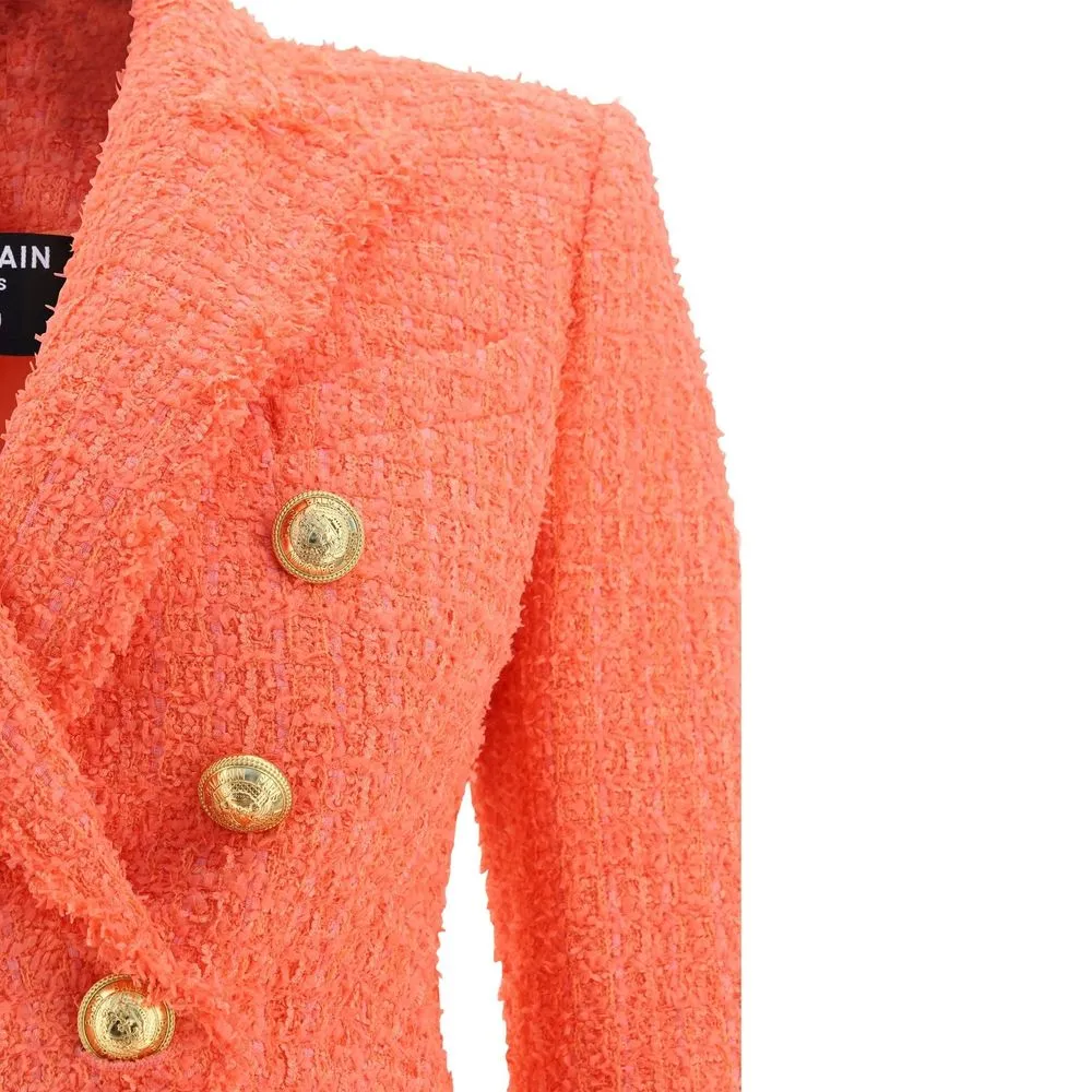 Orange Cotton Blazer sold by Lord & Taylor product image thumbnail 3