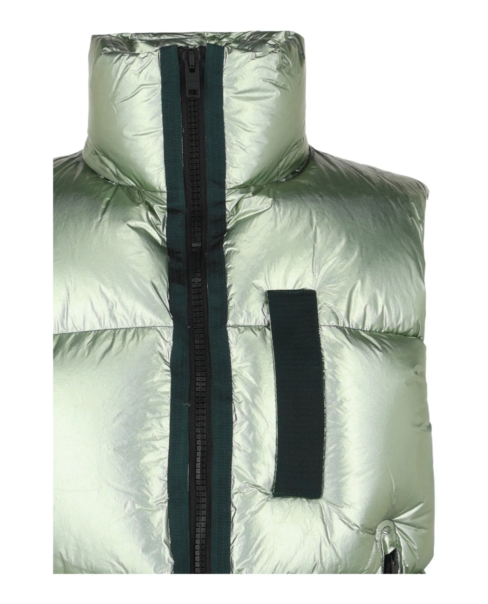 Metallic-Finish Down Puffer Vest sold by Lord & Taylor product image thumbnail 3