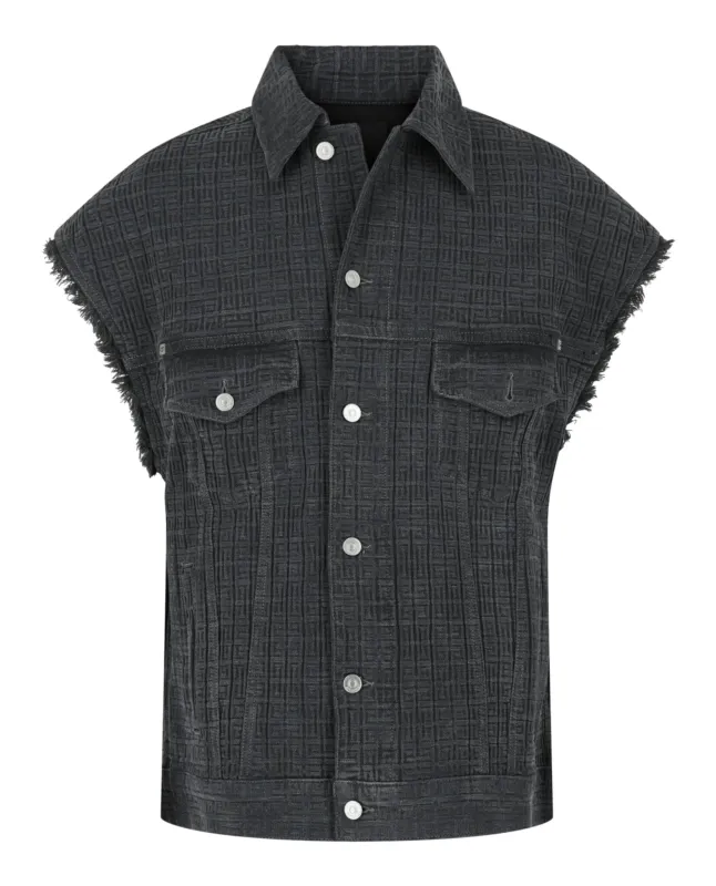 Oversized 4G Denim Vest sold by Lord & Taylor