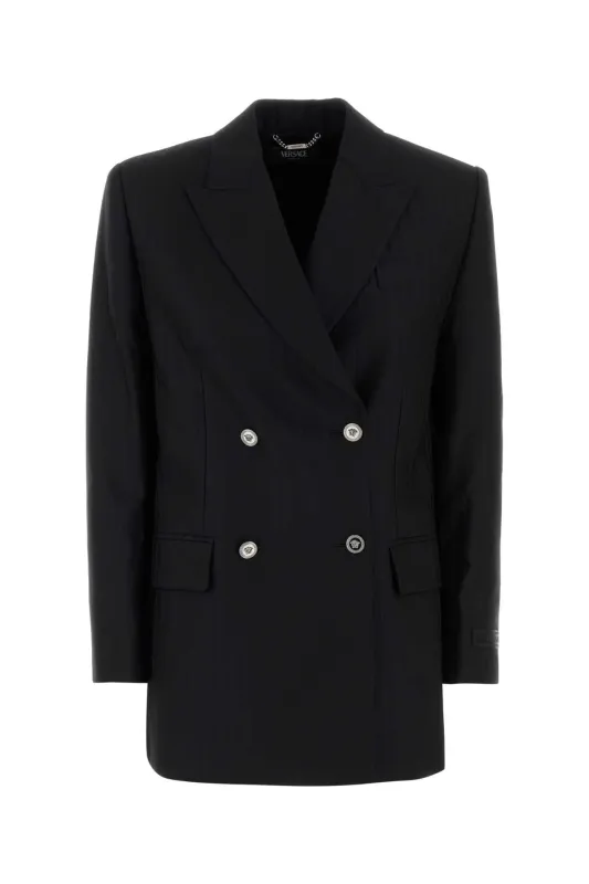 BLACK WOOL BLAZER made by Lord & Taylor