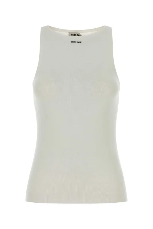 WHITE COTTON TANK TOP sold by Lord & Taylor