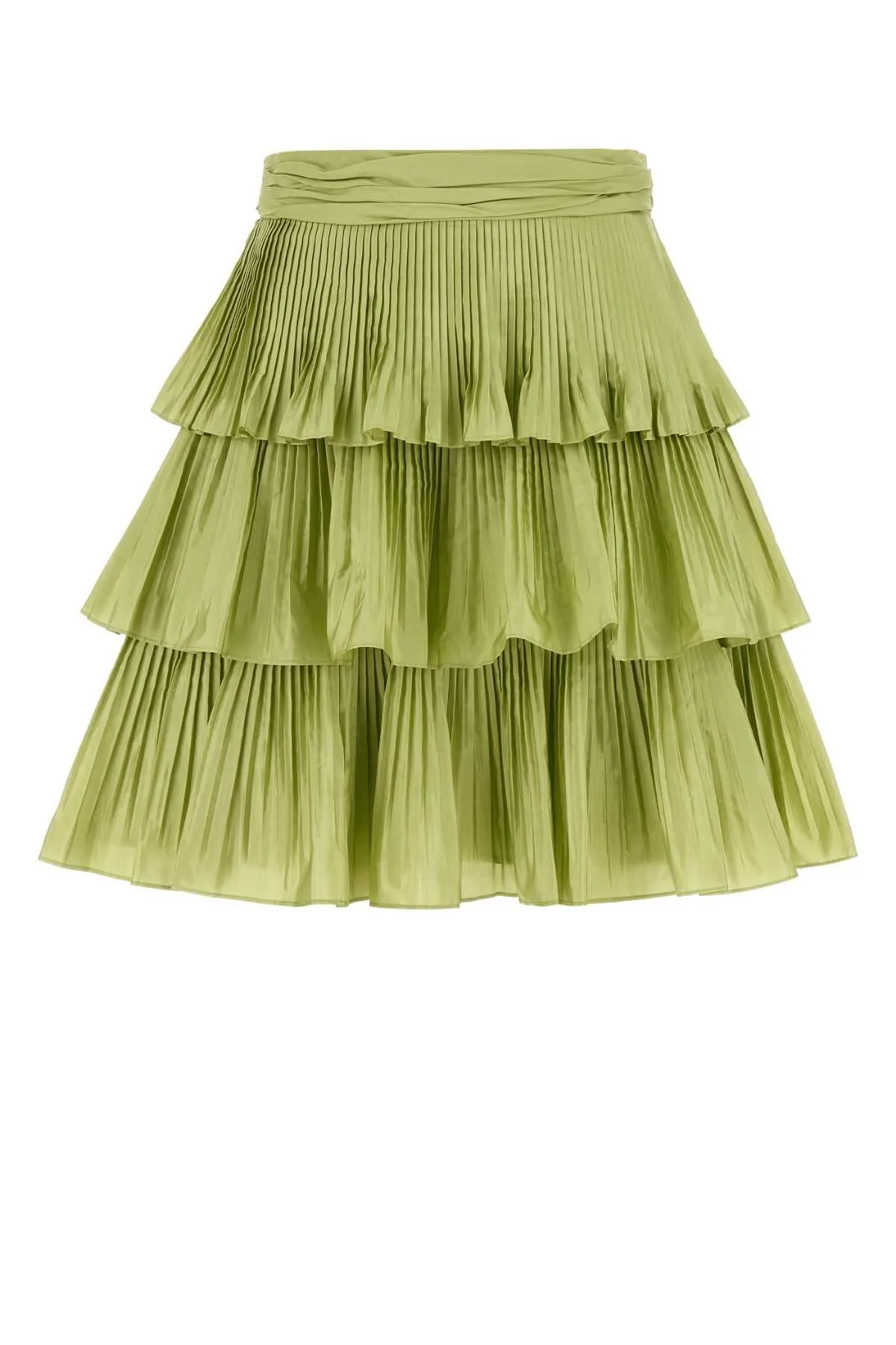 ACID GREEN TAFFETA MINI SKIRT sold by Lord & Taylor