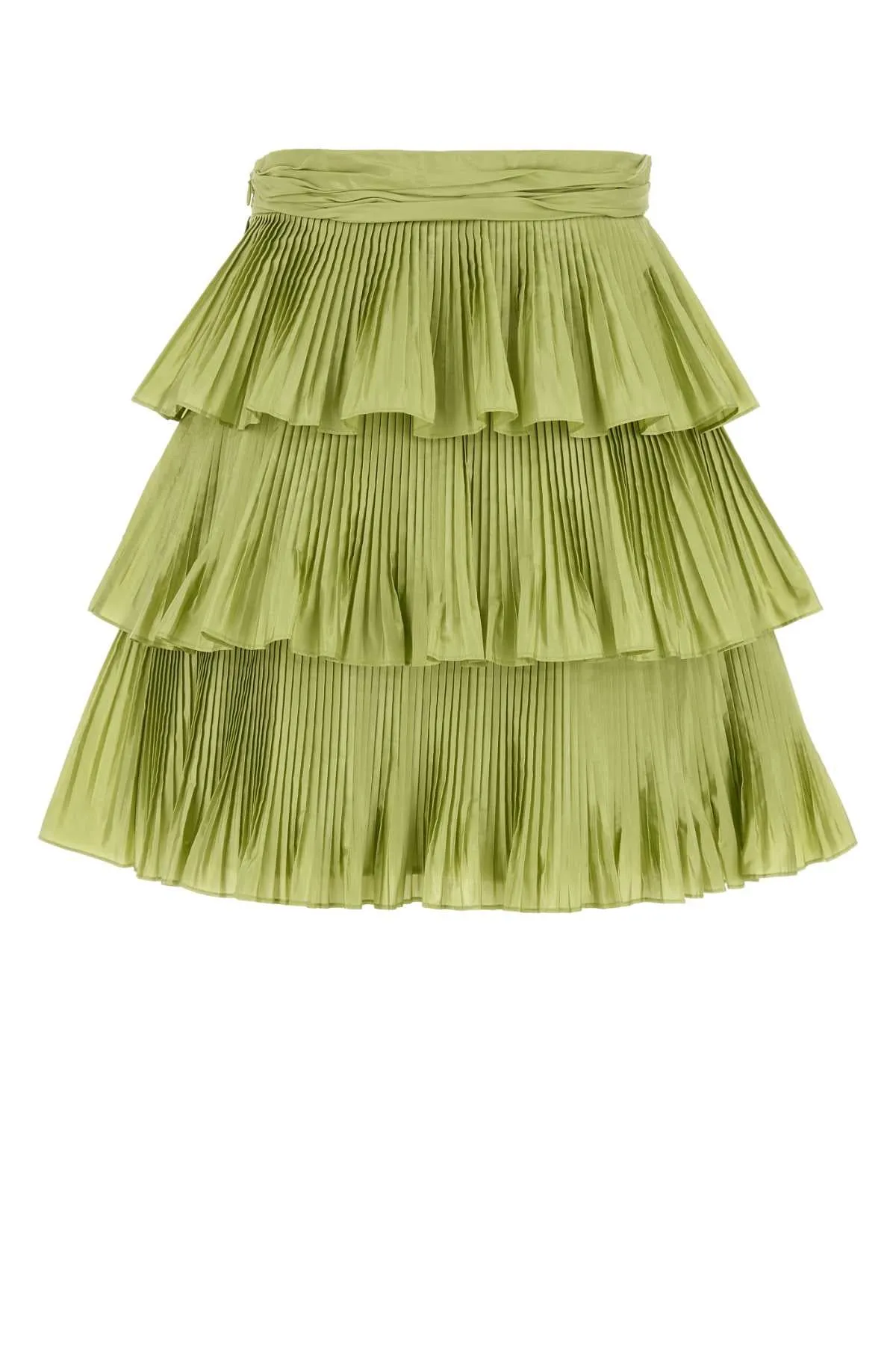 ACID GREEN TAFFETA MINI SKIRT sold by Lord & Taylor product image thumbnail 2