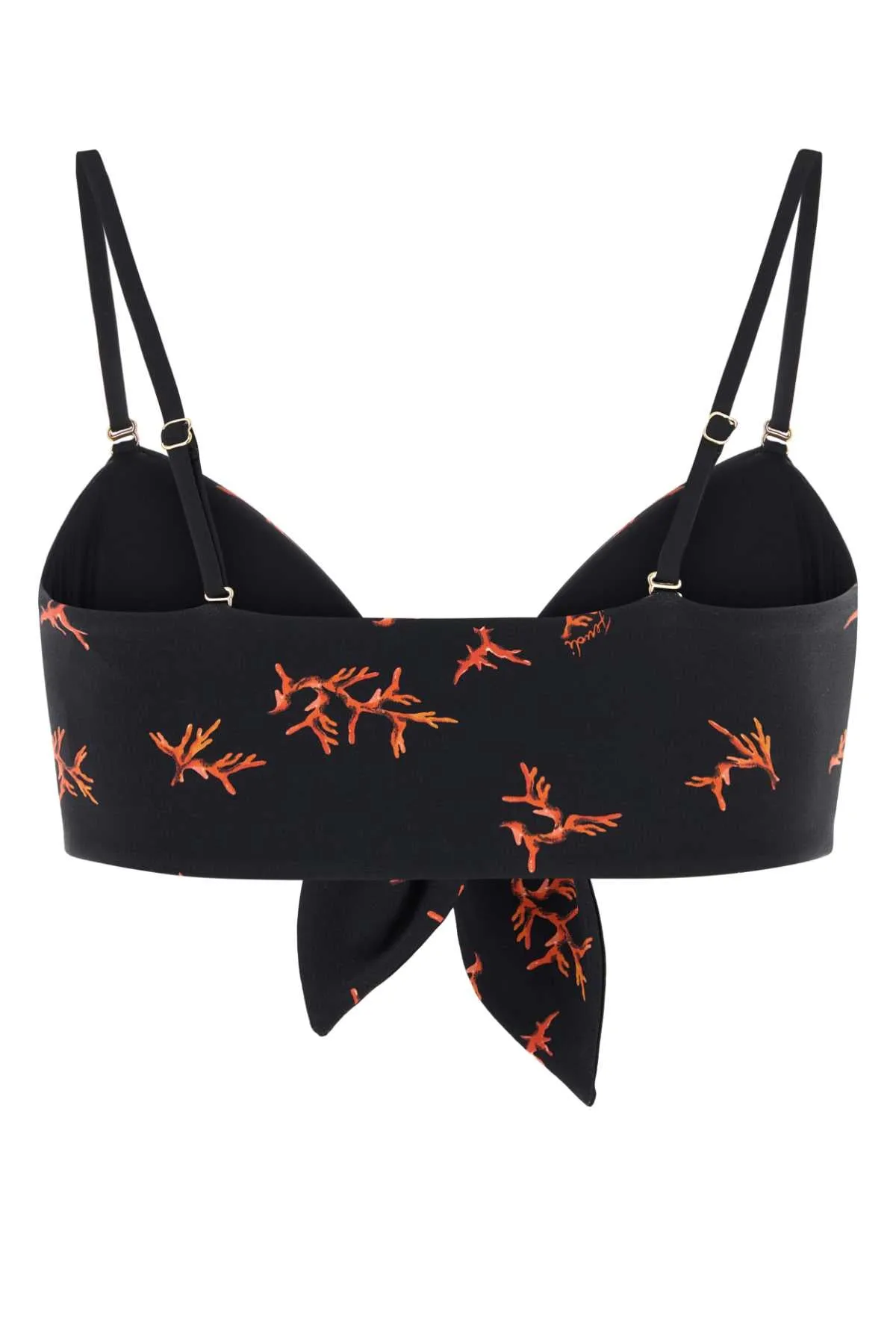 PRINTED STRETCH NYLON BIKINI TOP sold by Lord & Taylor product image thumbnail 2