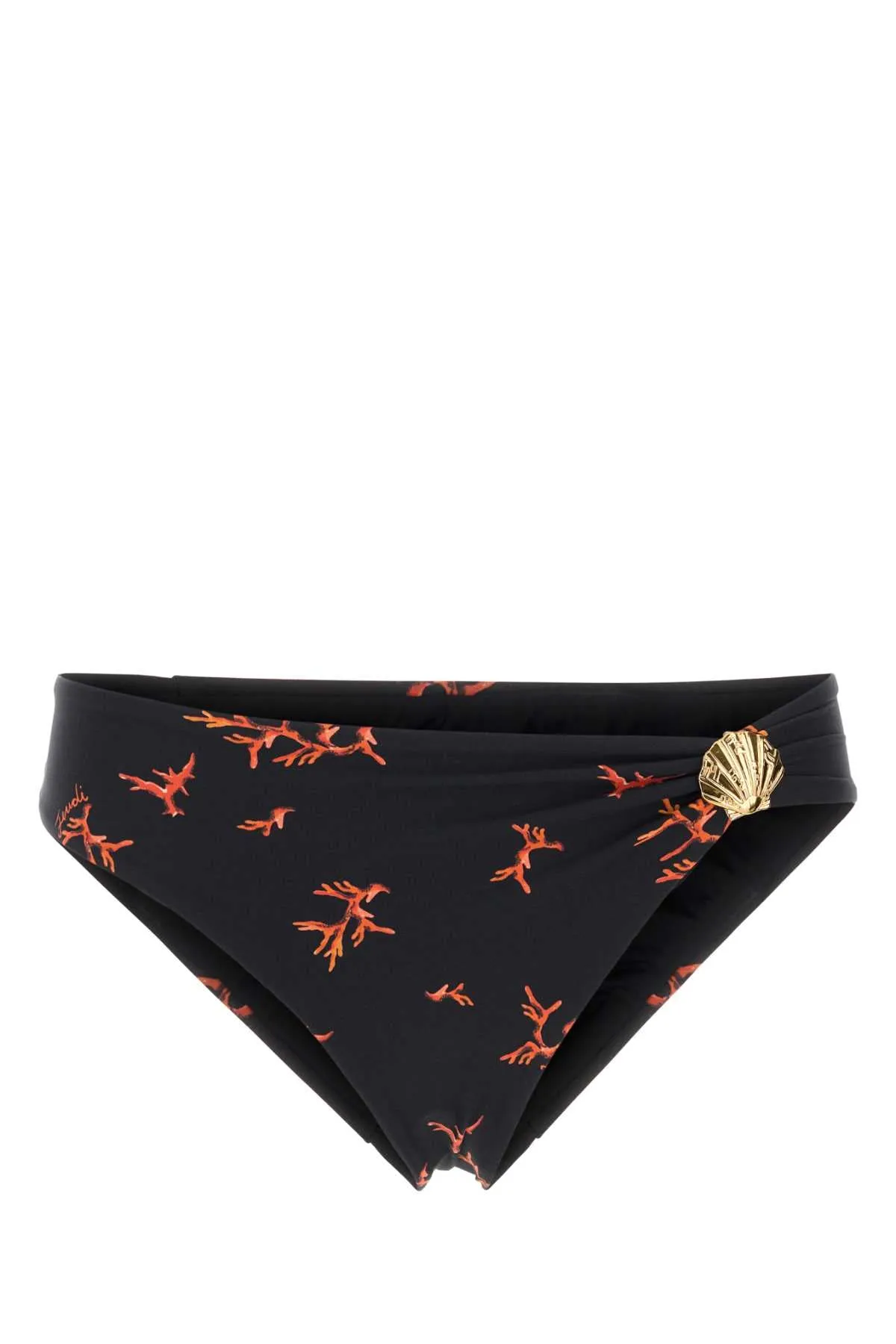 PRINTED STRETCH NYLON BIKINI BOTTOM sold by Lord & Taylor