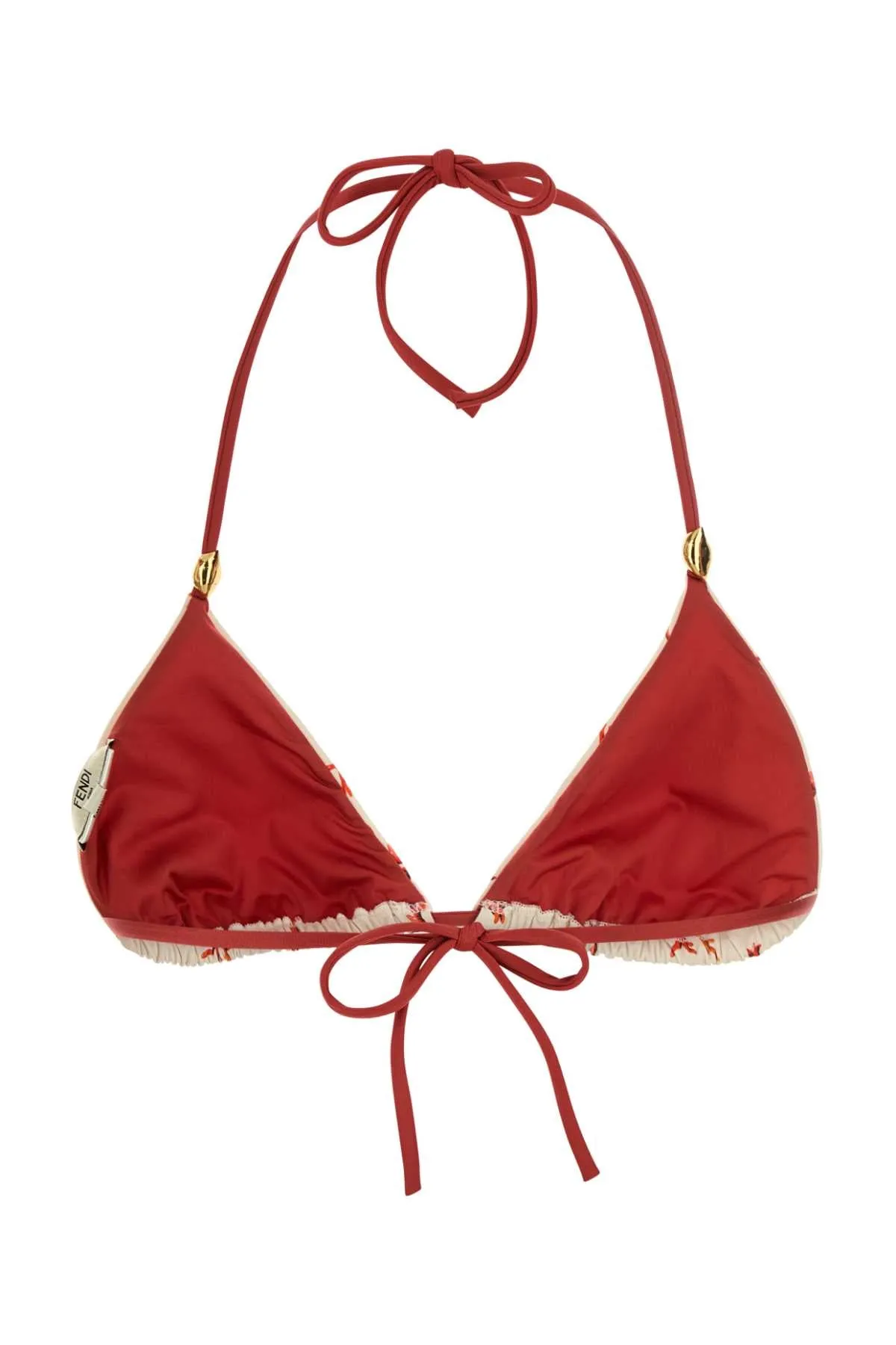 PRINTED STRETCH NYLON BIKINI TOP sold by Lord & Taylor product image thumbnail 2