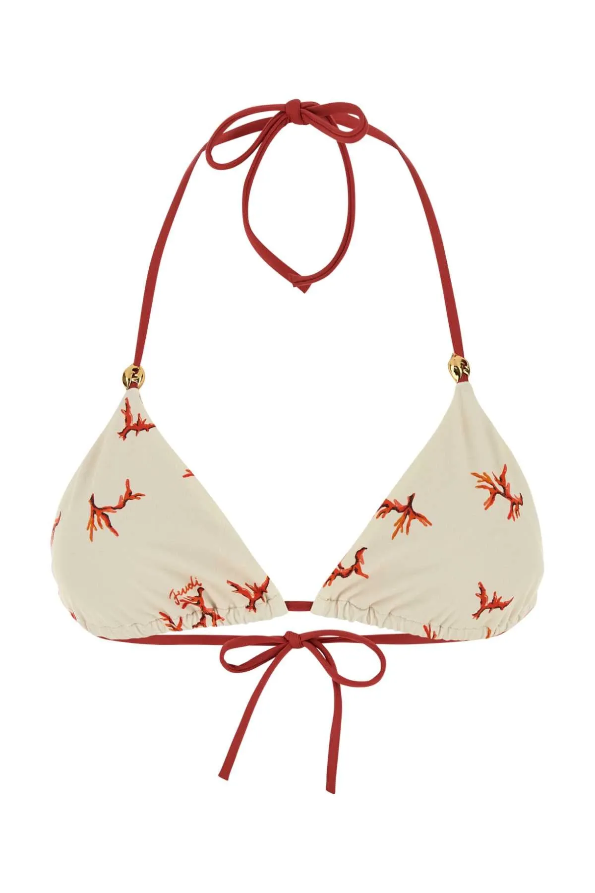 PRINTED STRETCH NYLON BIKINI TOP sold by Lord & Taylor