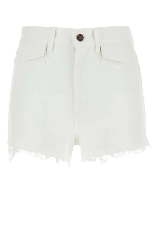 WHITE DENIM SHORTS sold by Lord & Taylor