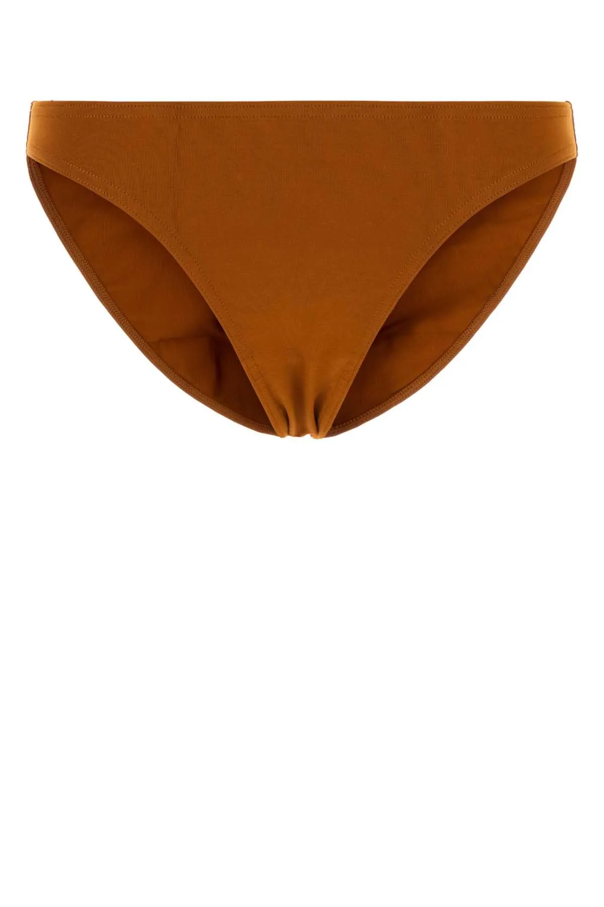 CARAMEL STRETCH NYLON FRIPON BIKINI BOTTOM sold by Lord & Taylor
