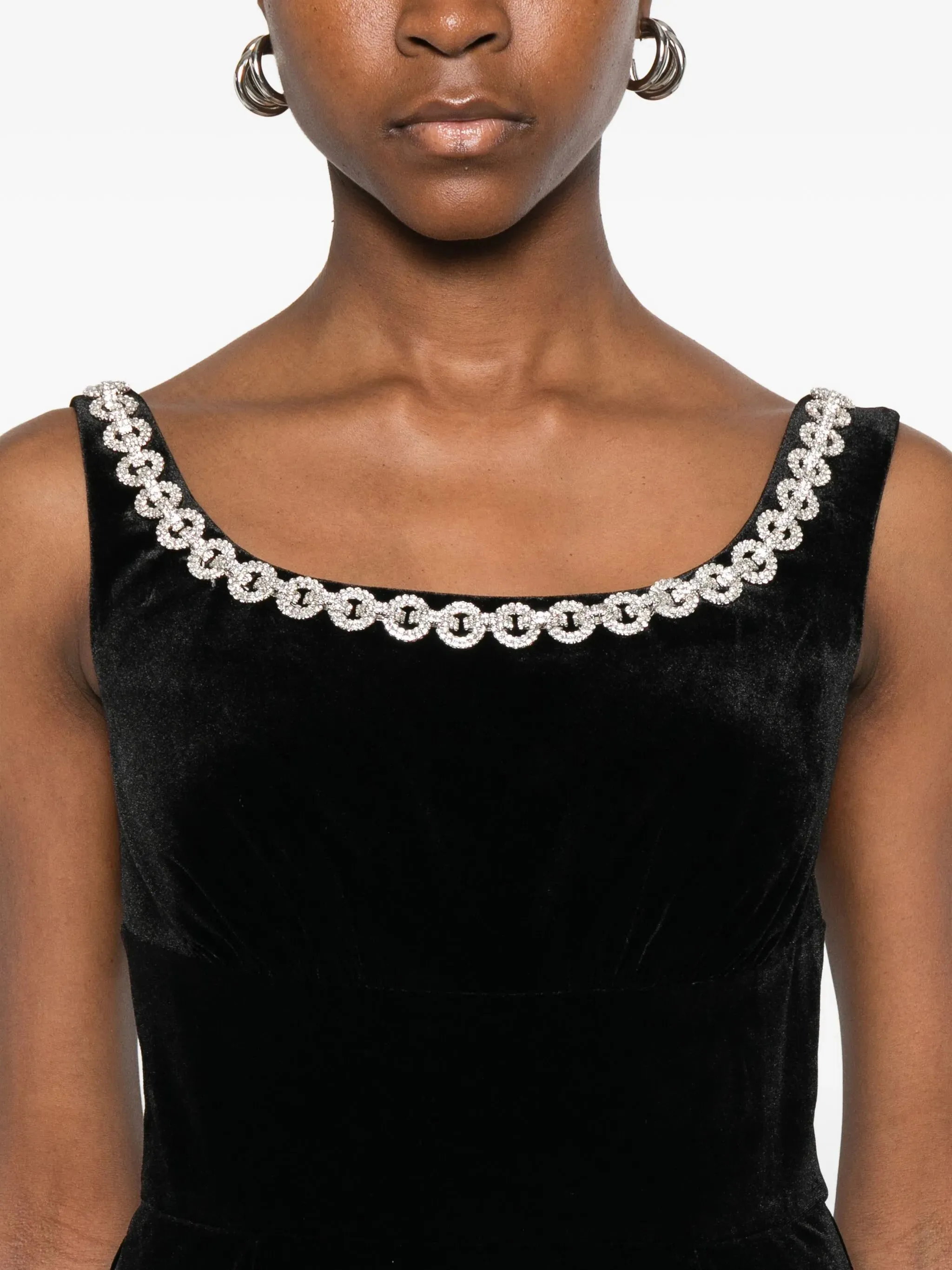 VELVET EMBELLISHED MINI DRESS sold by Lord & Taylor product image thumbnail 5