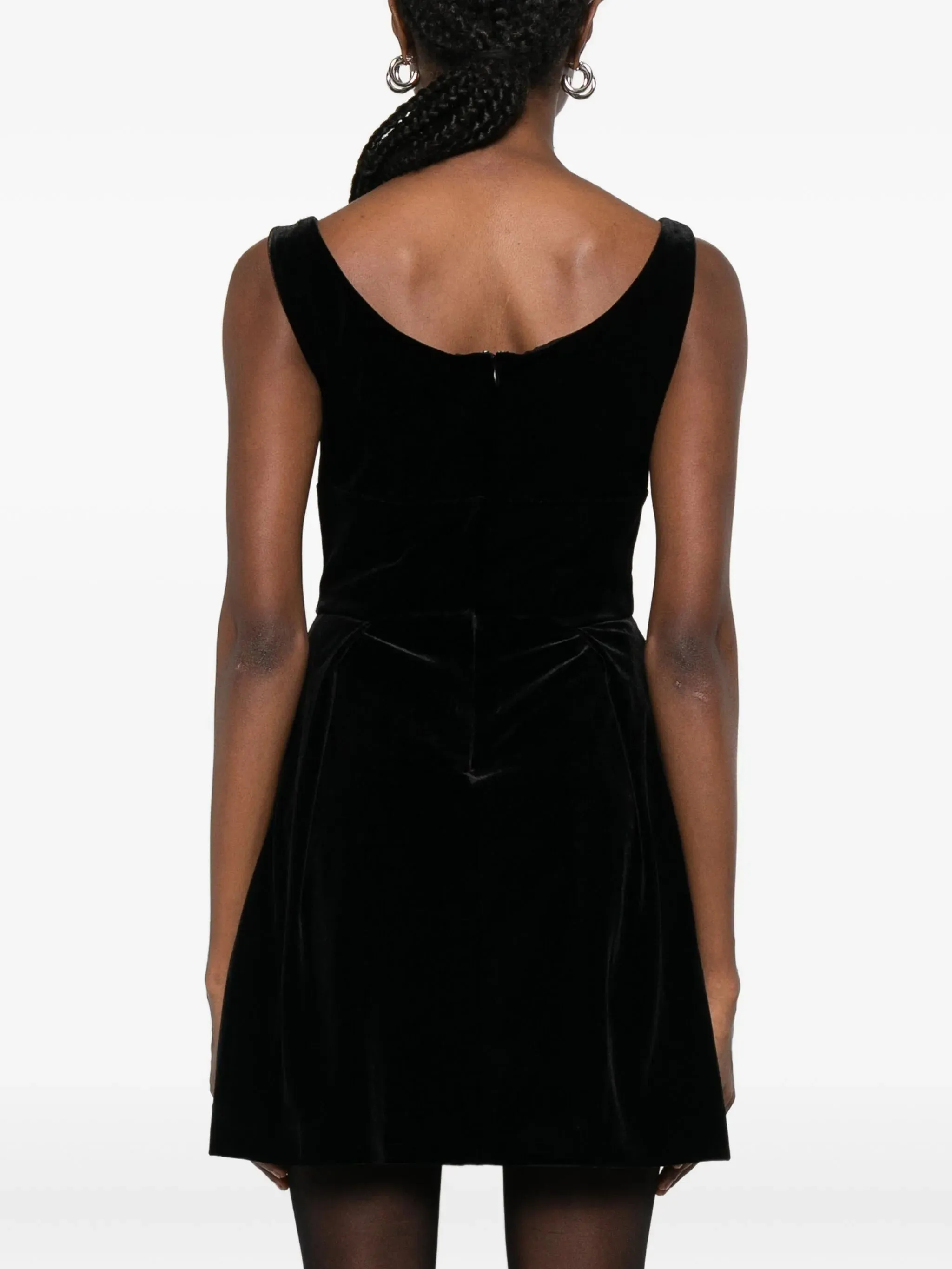 VELVET EMBELLISHED MINI DRESS sold by Lord & Taylor product image thumbnail 4
