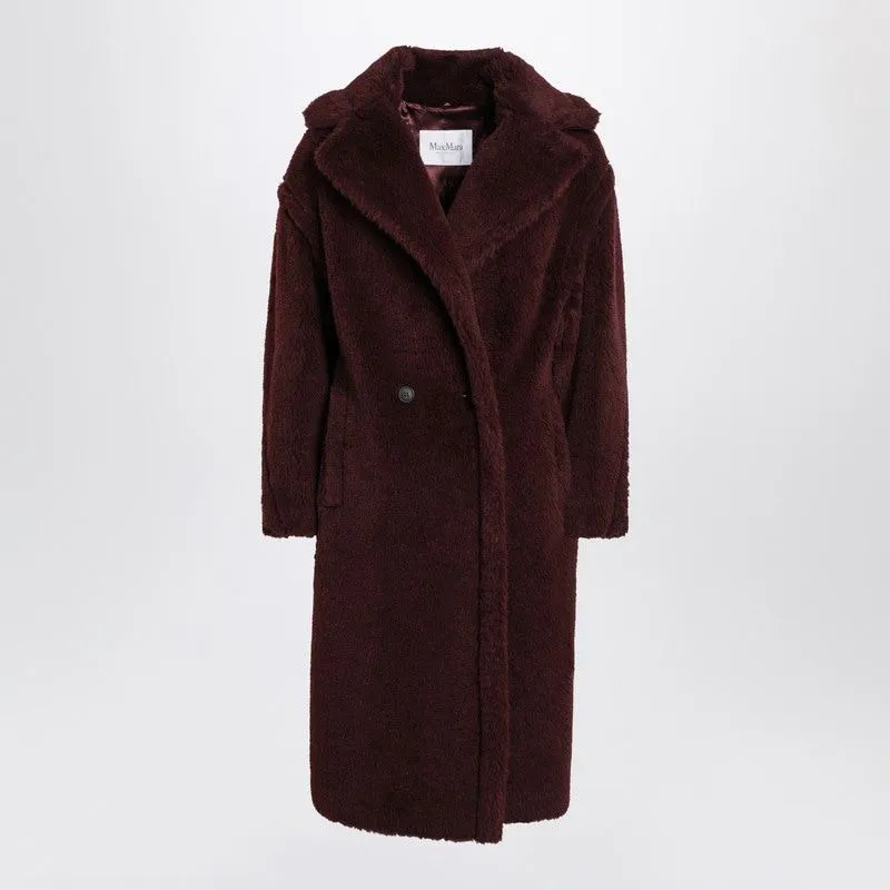 BORDEAUX TEDDY BEAR ICON COAT IN ALPACA AND WOOL sold by Lord & Taylor