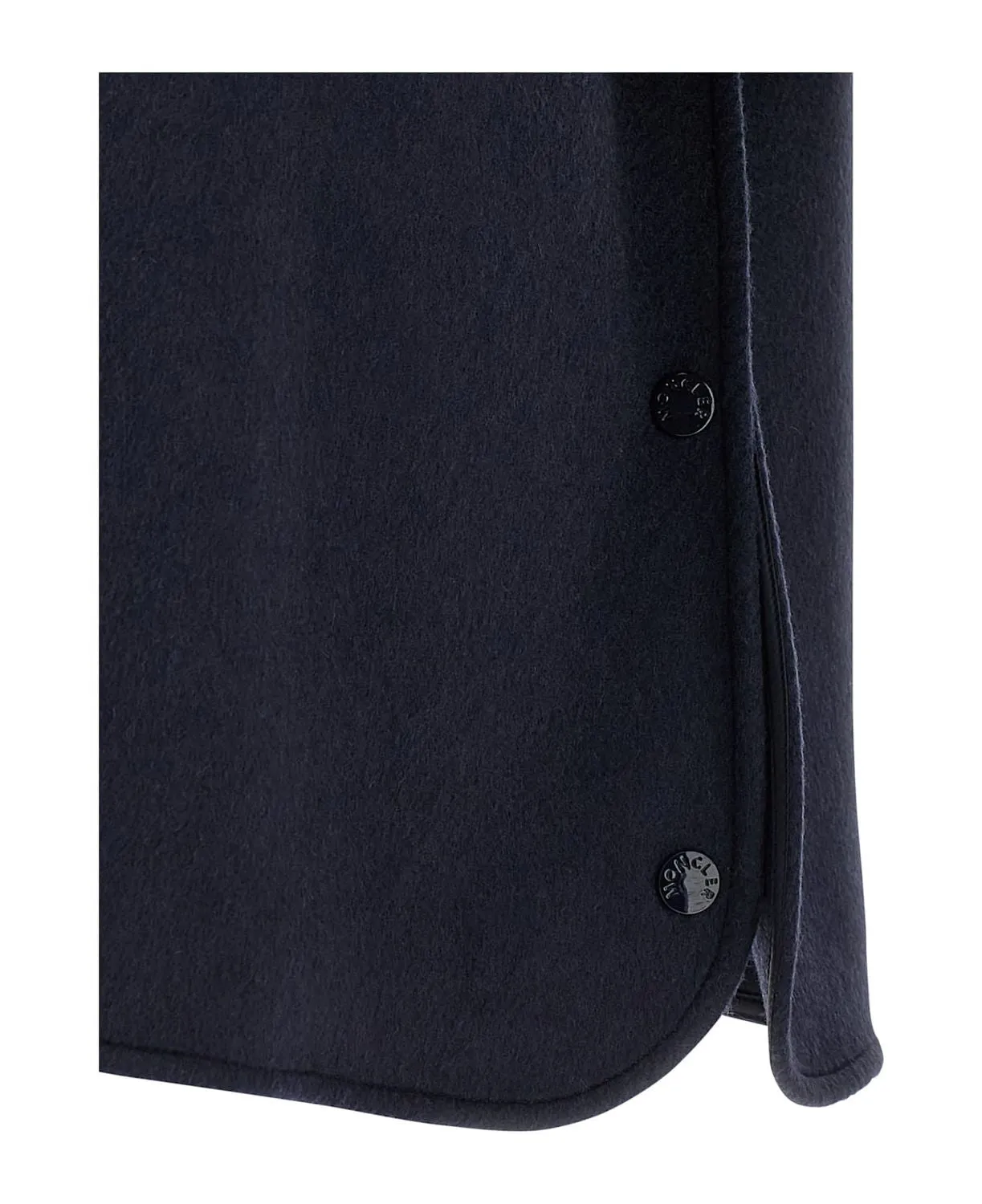 BLUE WOOL BLEND CAPE WITH ZIP AND HOOD sold by Lord & Taylor product image thumbnail 4