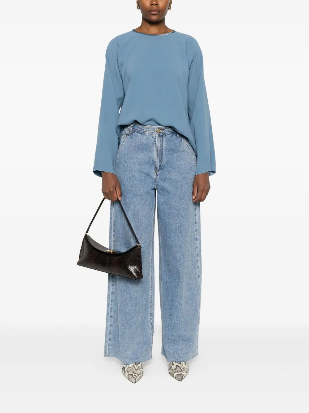 SATIN BLOUSE sold by Lord & Taylor product image thumbnail 4