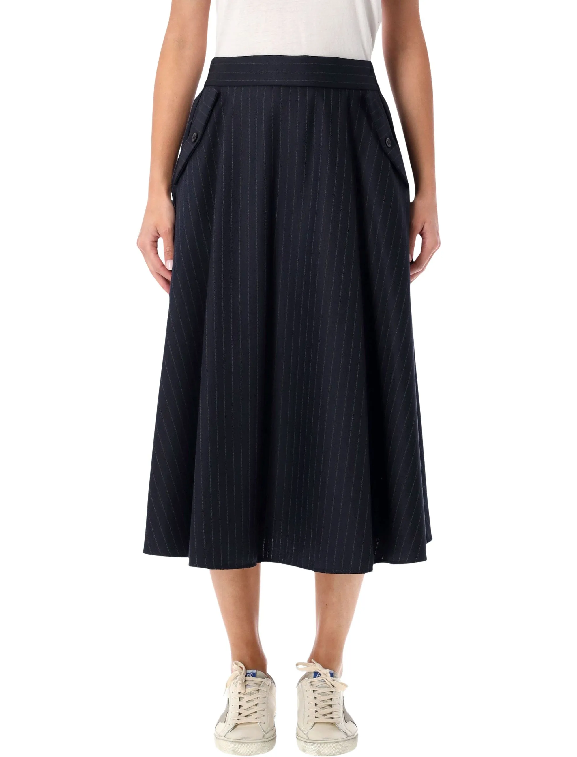 GONNA MIDI IN LANA IN ENGLISH IS: MIDI DRESS IN WOOL. sold by Lord & Taylor
