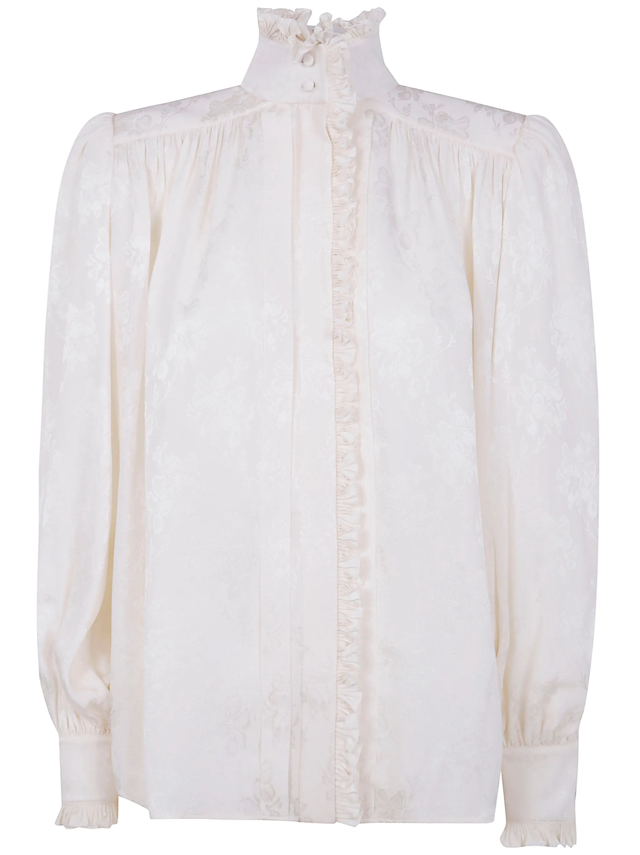 OVERSIZED SILK JACQUARD BLOUSE sold by Lord & Taylor