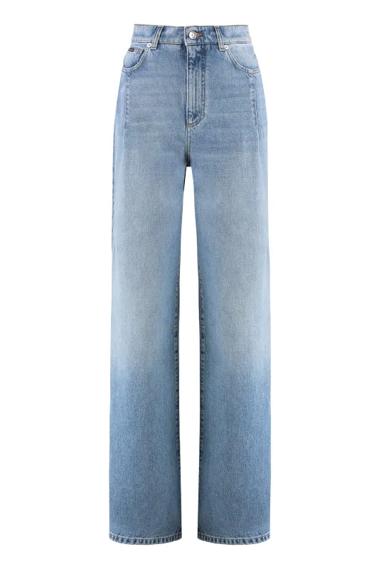 WIDE-LEG JEANS WITH 5 POCKETS sold by Lord & Taylor