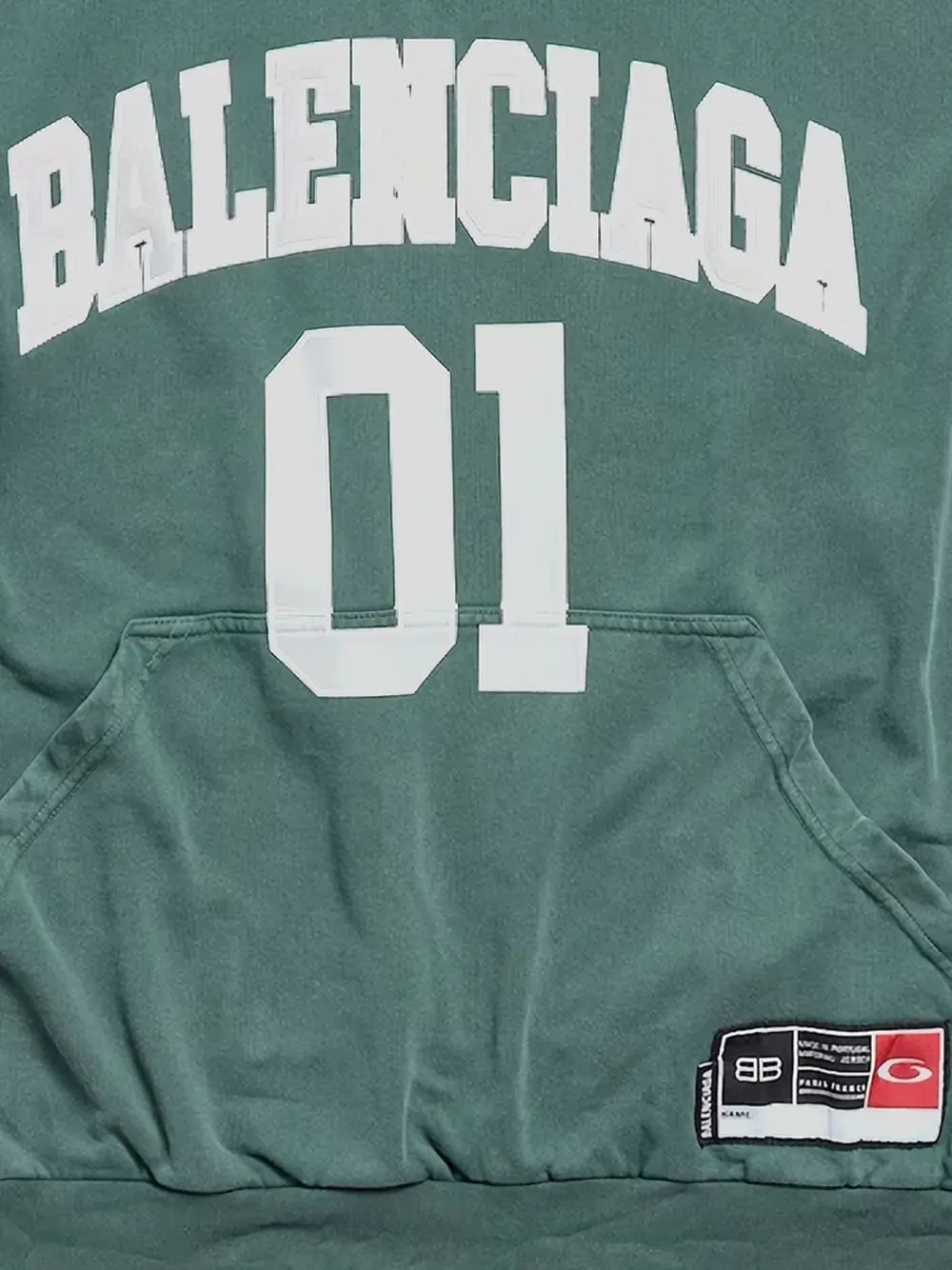 DARK GREEN BASKETBALL HOODED SWEATSHIRT sold by Lord & Taylor product image thumbnail 2