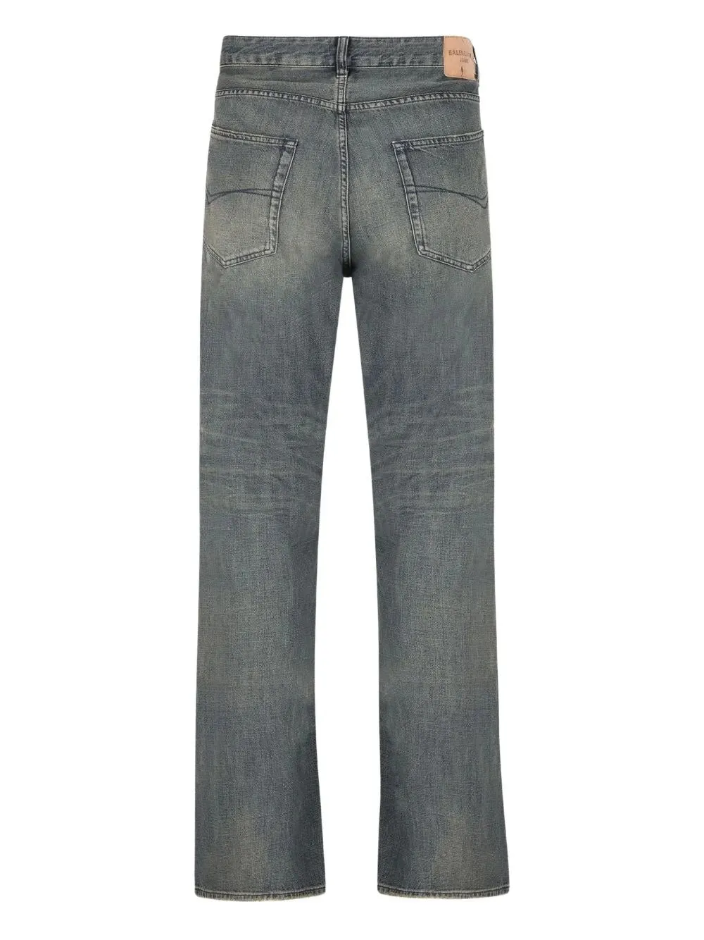 LOOSE WASHED JEANS IN BLUE/GREY/YELLOW sold by Lord & Taylor product image thumbnail 2