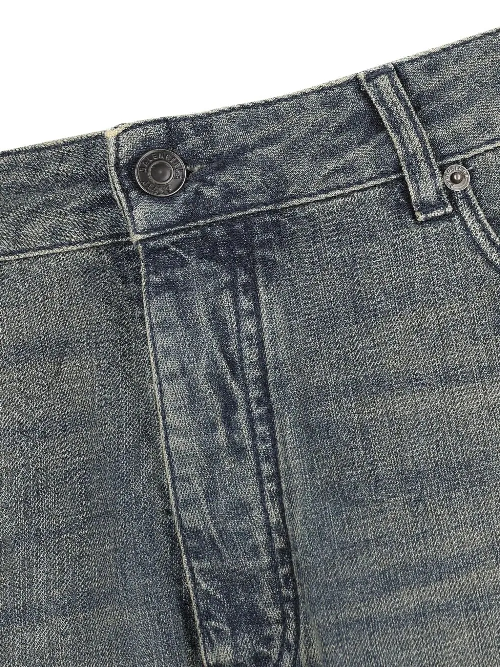 LOOSE WASHED JEANS IN BLUE/GREY/YELLOW sold by Lord & Taylor product image thumbnail 3