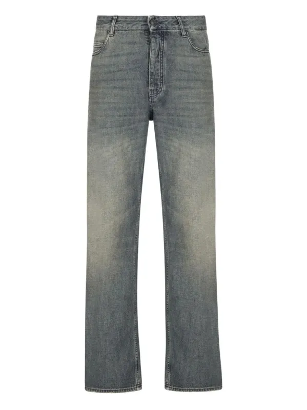 LOOSE WASHED JEANS IN BLUE/GREY/YELLOW sold by Lord & Taylor
