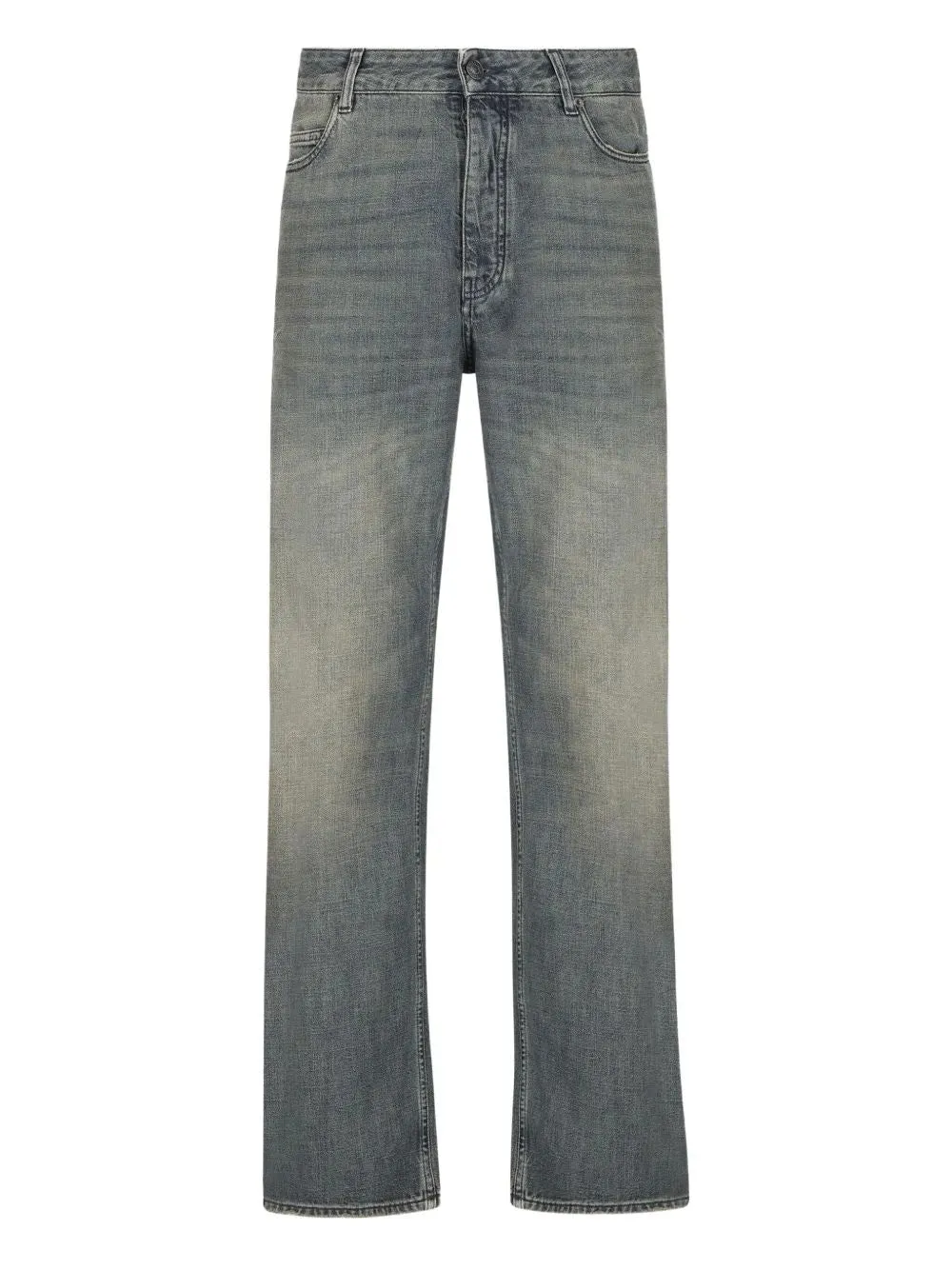 LOOSE WASHED JEANS IN BLUE/GREY/YELLOW sold by Lord & Taylor