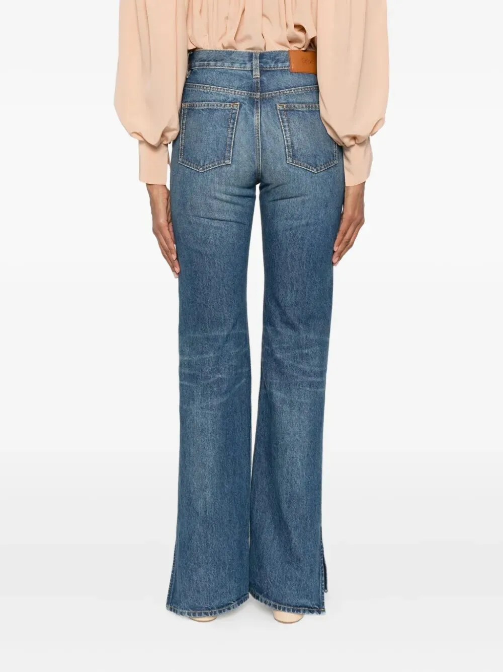 BLUE JEANS WITH SLITS sold by Lord & Taylor product image thumbnail 5
