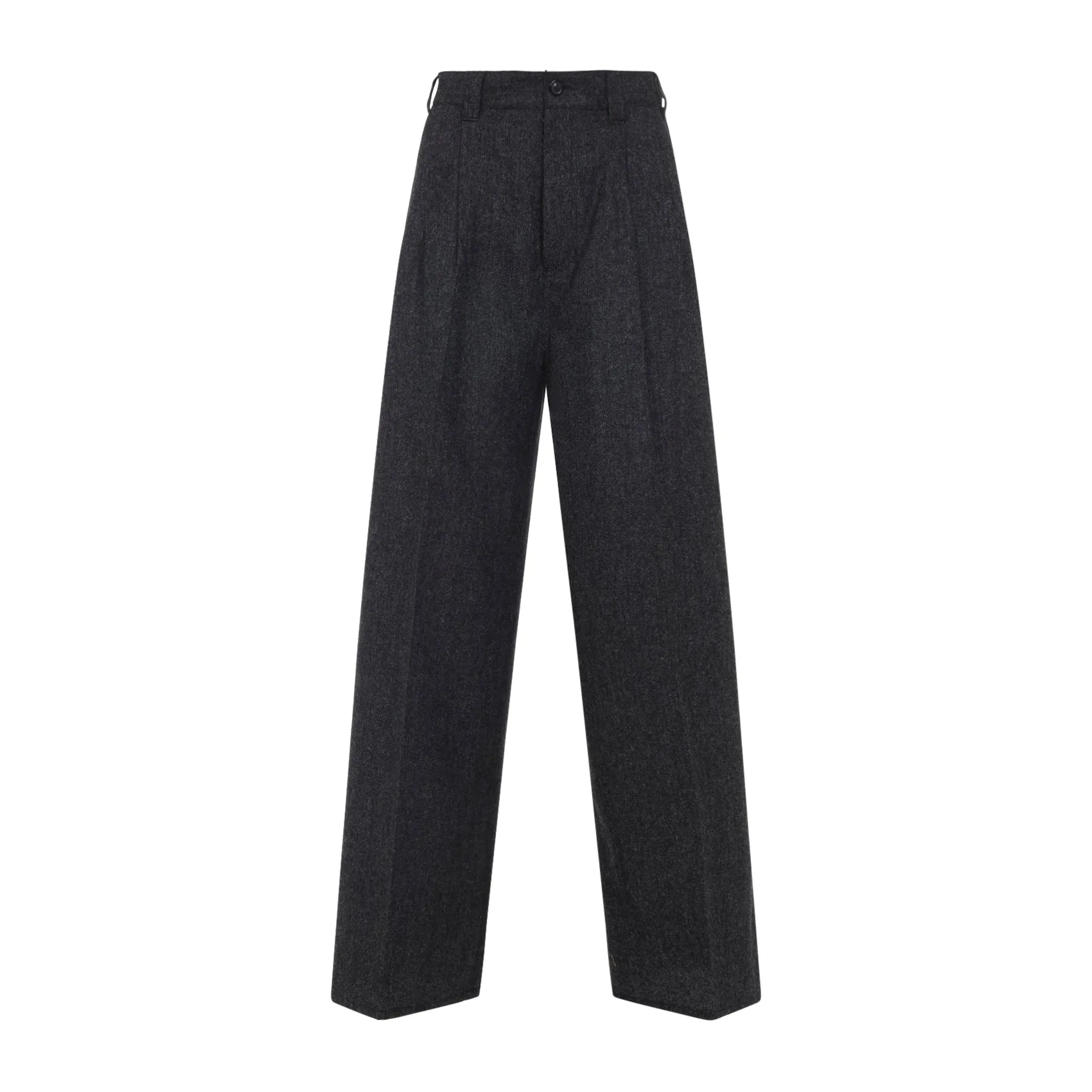 GREY WIDELEG WOOL TROUSERS sold by Lord & Taylor