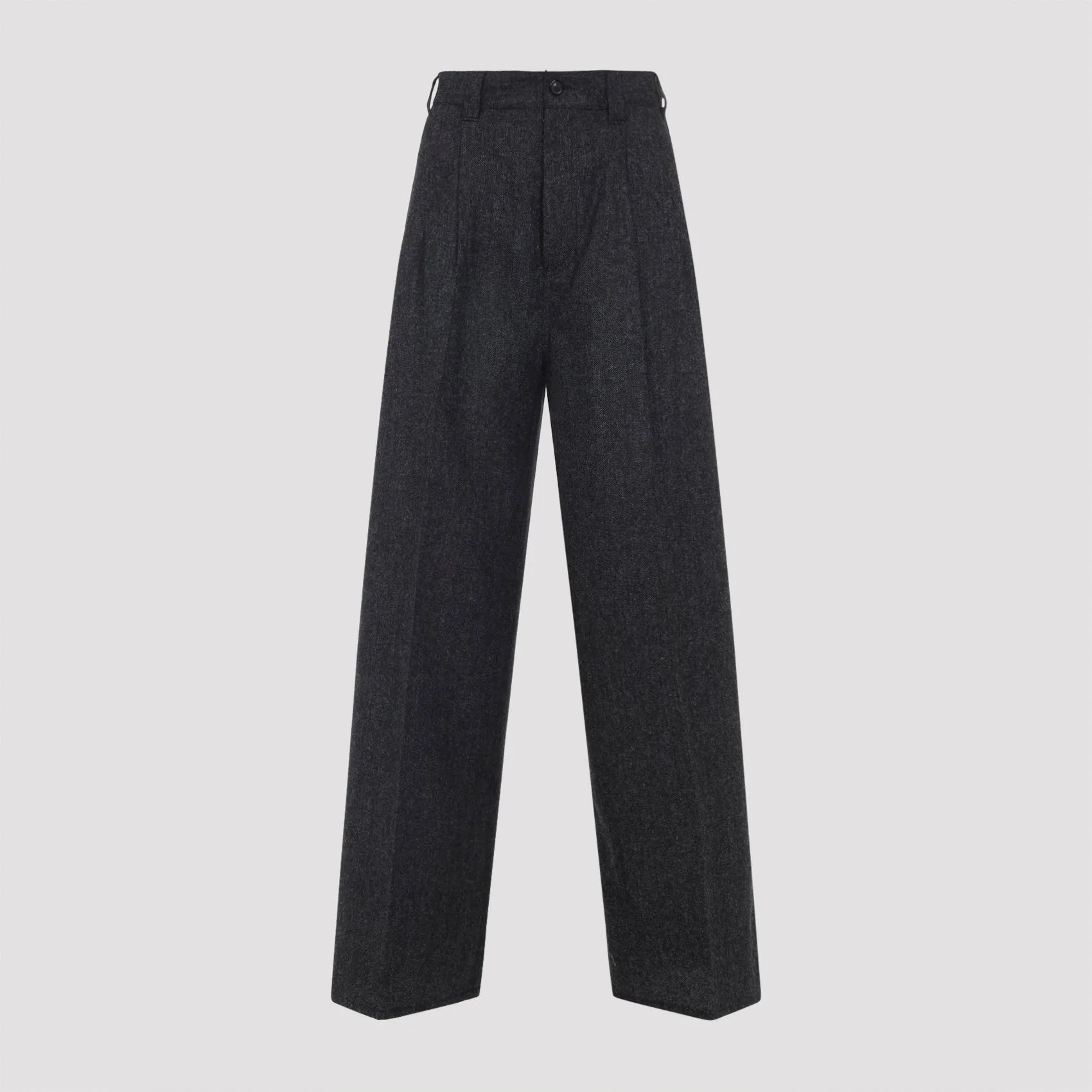 GREY WIDELEG WOOL TROUSERS sold by Lord & Taylor product image thumbnail 2