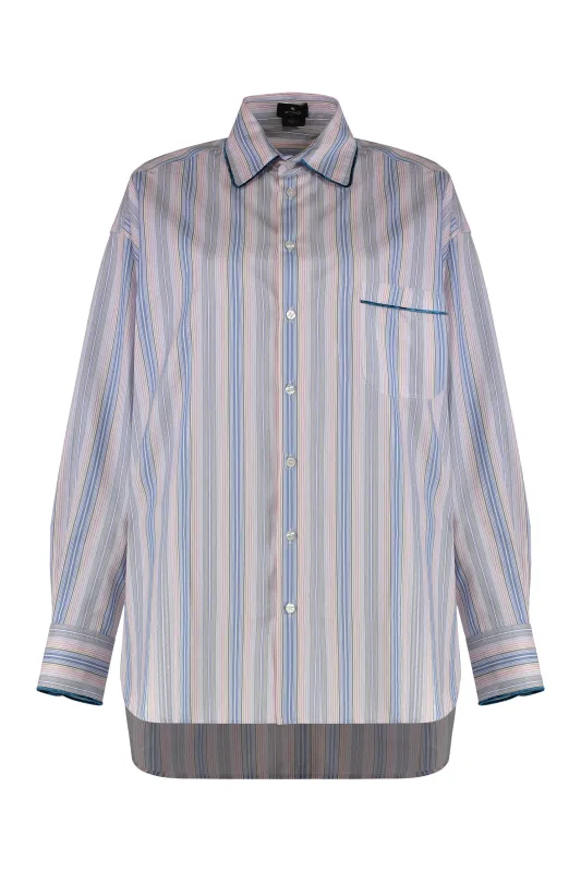 STRIPED POPLIN SHIRT made by Etro