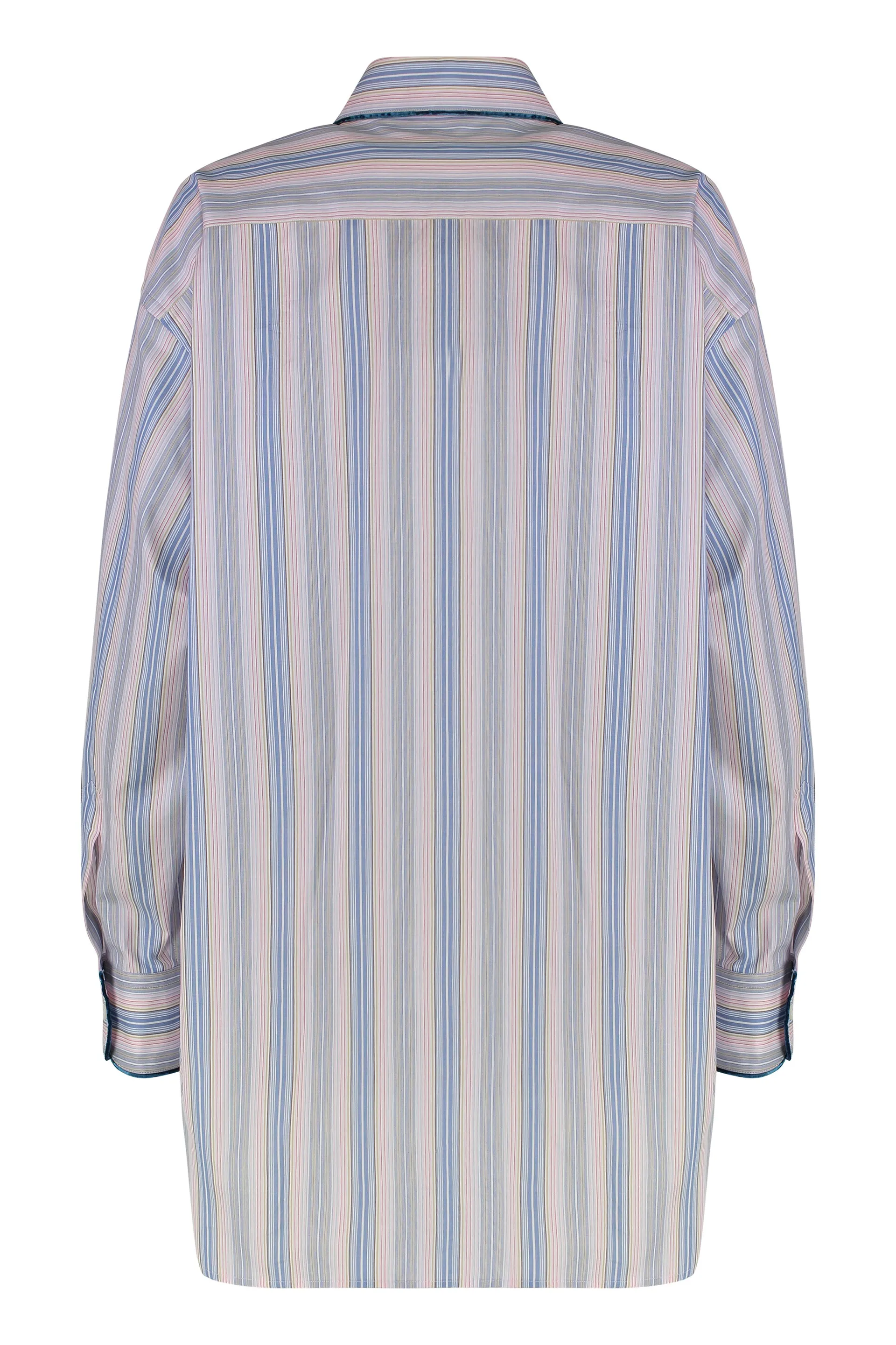 STRIPED POPLIN SHIRT sold by Lord & Taylor product image thumbnail 2