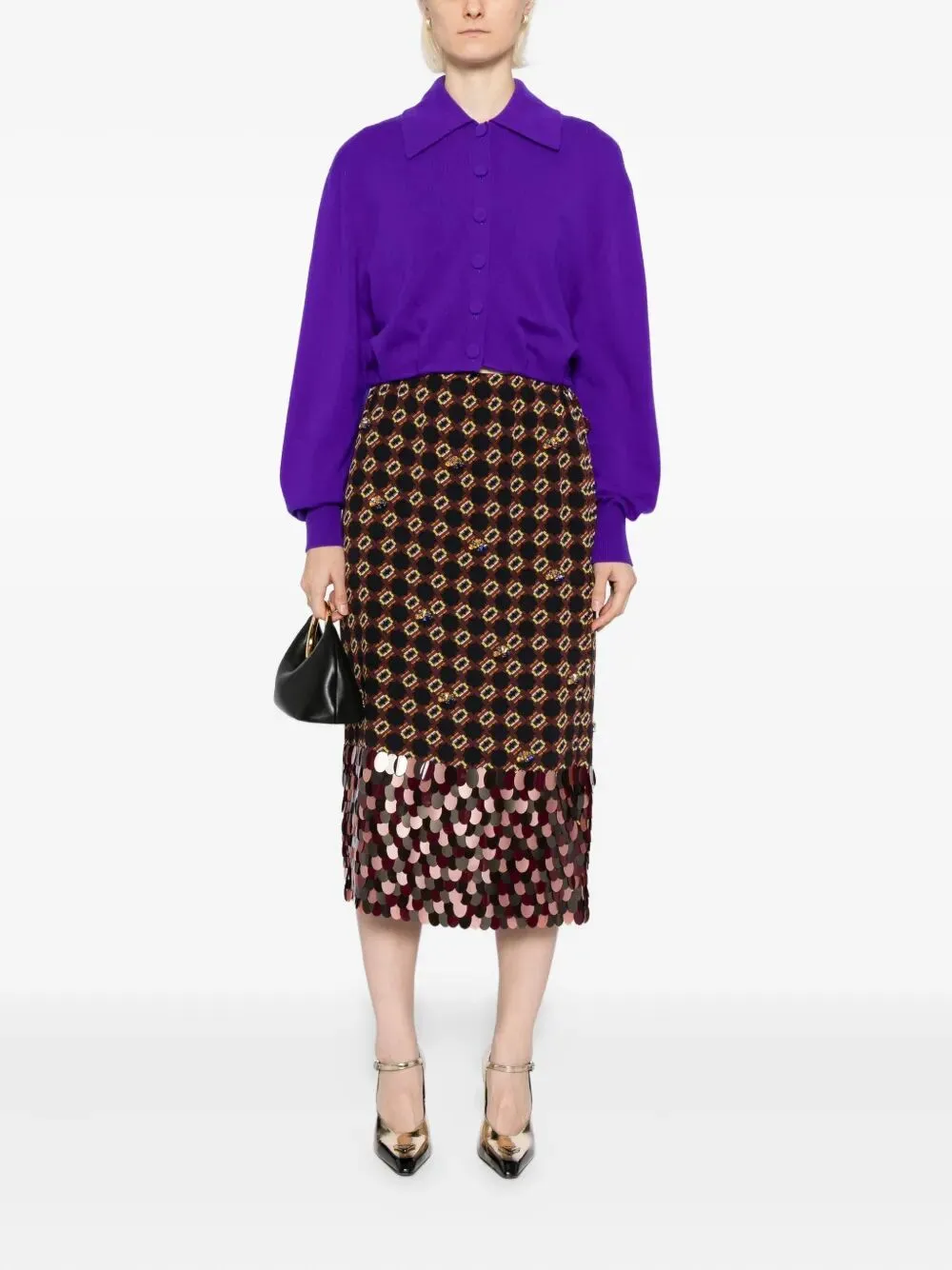 SCOTTA EMBROIDERED MIDI SKIRT sold by Lord & Taylor product image thumbnail 2