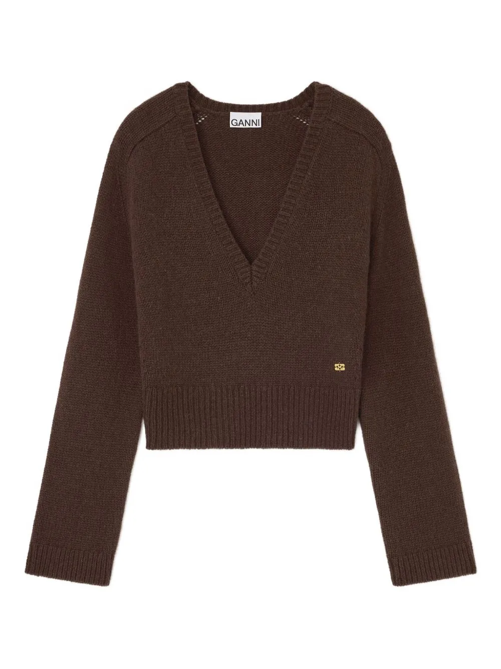 CHOCOLATE V-NECK SWEATER sold by Lord & Taylor