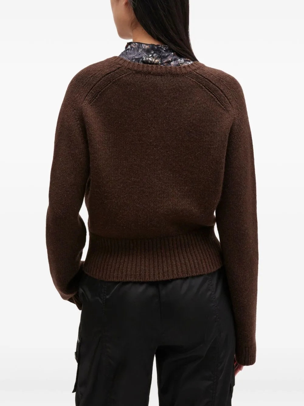CHOCOLATE V-NECK SWEATER sold by Lord & Taylor product image thumbnail 3
