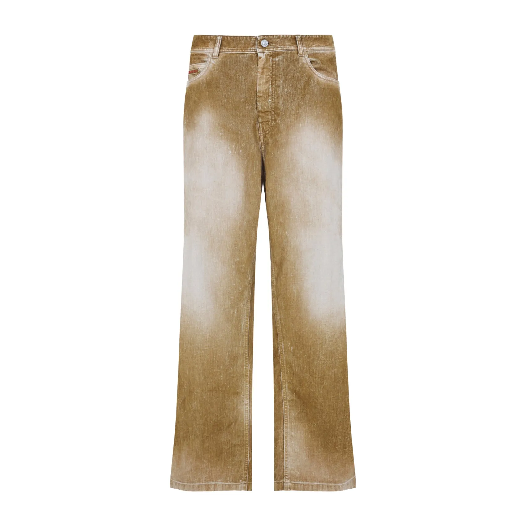 BROWN COTTON WASHED JEANS sold by Lord & Taylor product image thumbnail 2