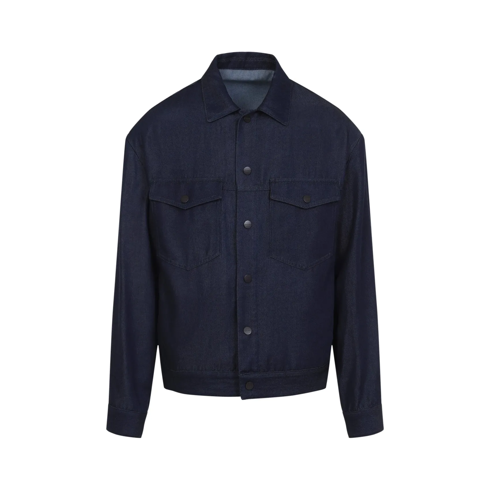 BLUE VISCOSE JACKET sold by Lord & Taylor product image thumbnail 2
