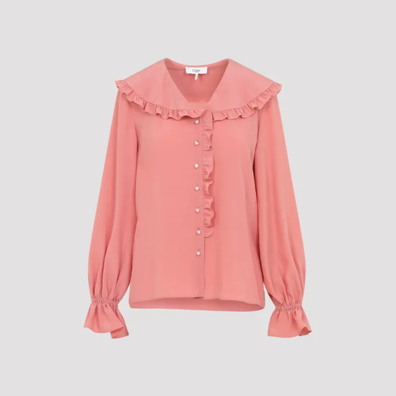 PINK SILK BLOUSE sold by Lord & Taylor