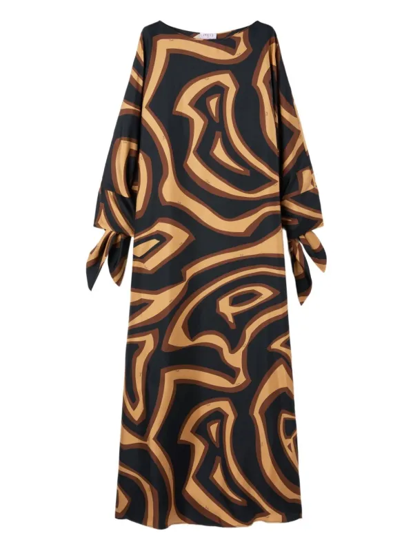 PRINTED SILK KAFTAN sold by Lord & Taylor