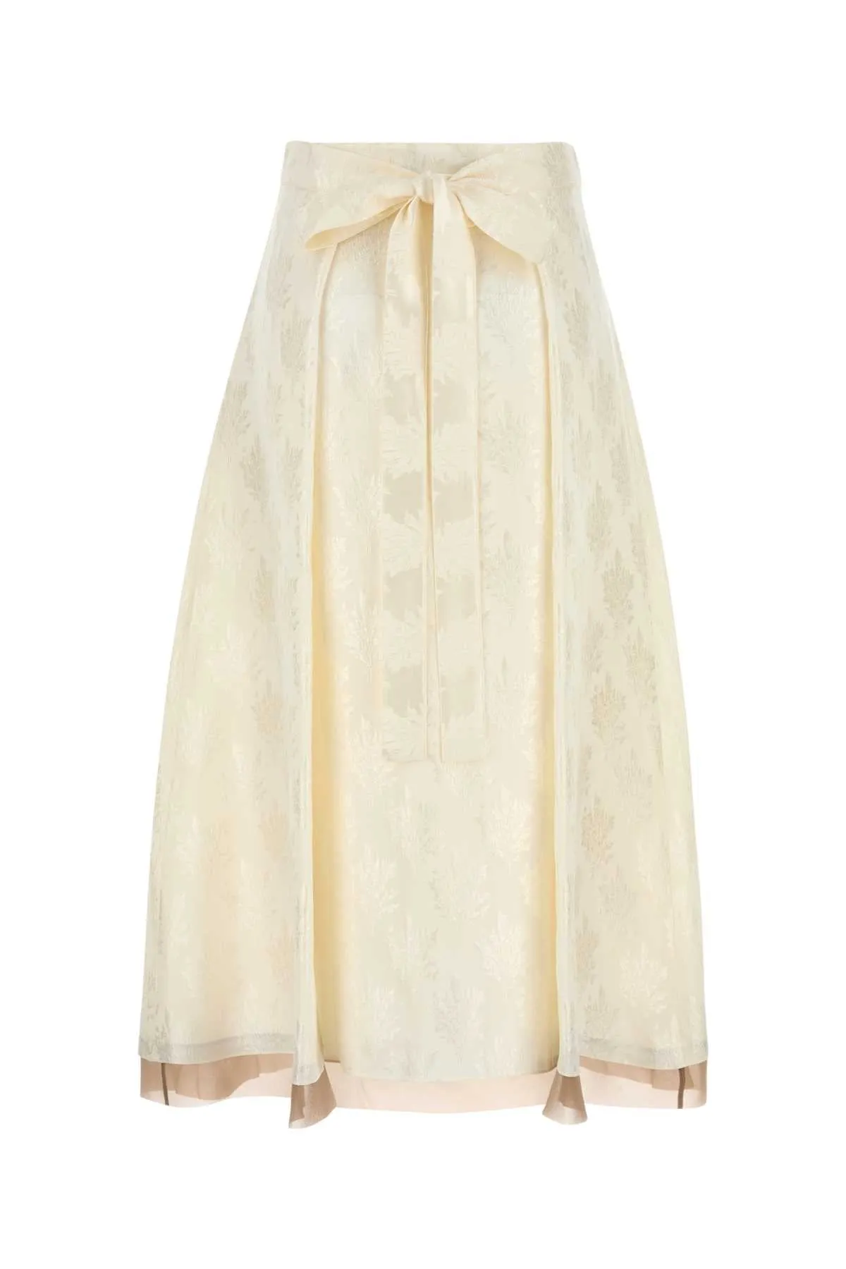 WHITE SILK BLEND SKIRT sold by Lord & Taylor product image thumbnail 2