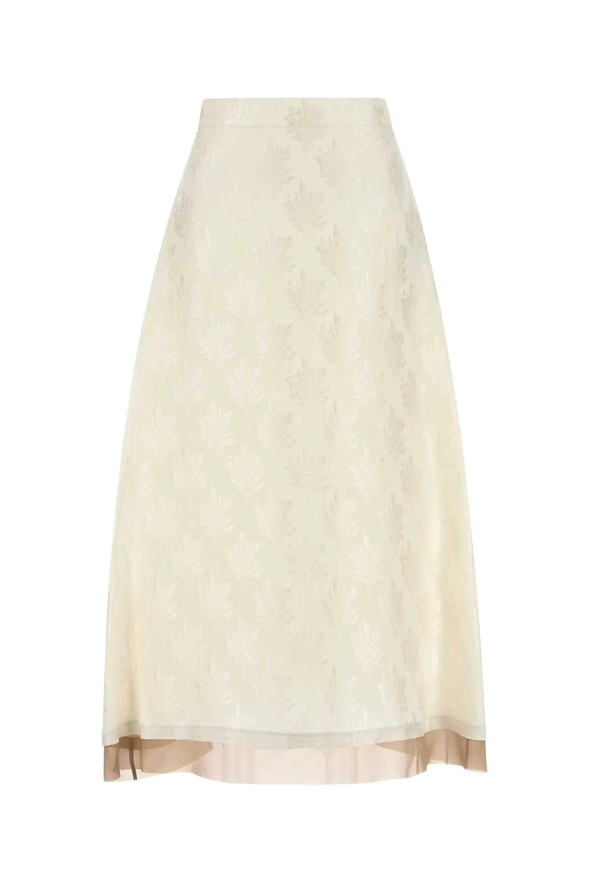 WHITE SILK BLEND SKIRT sold by Lord & Taylor